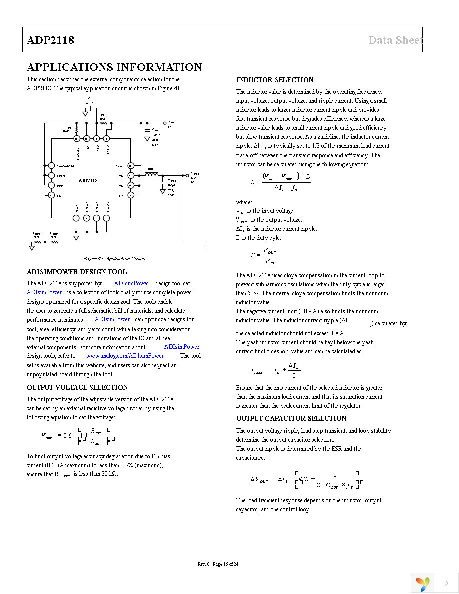 ADP2118ACPZ-R7 Page 16