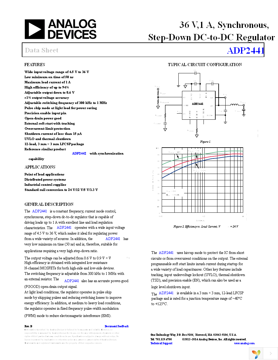 ADP2441ACPZ-R7 Page 1