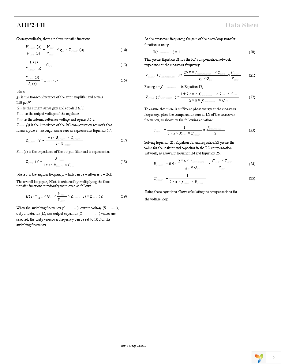 ADP2441ACPZ-R7 Page 22