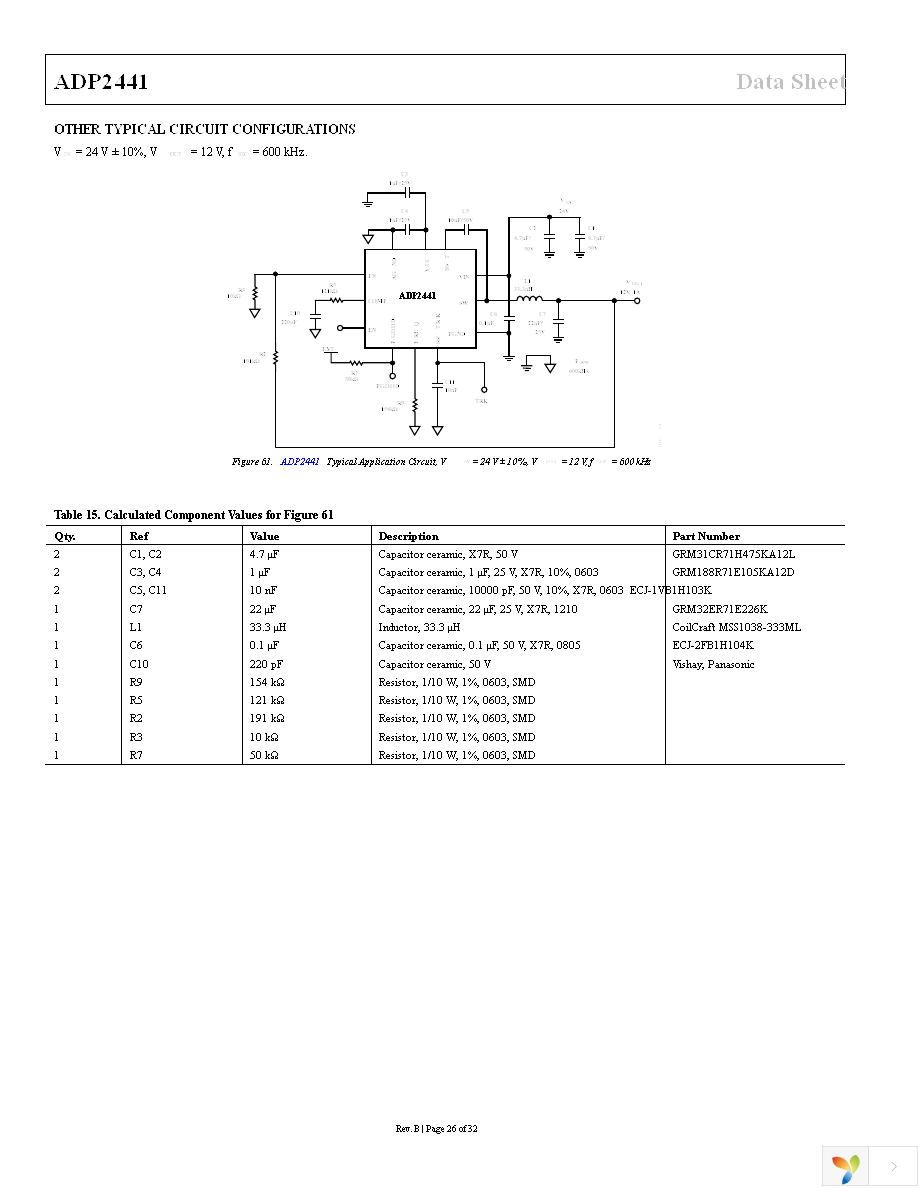 ADP2441ACPZ-R7 Page 26