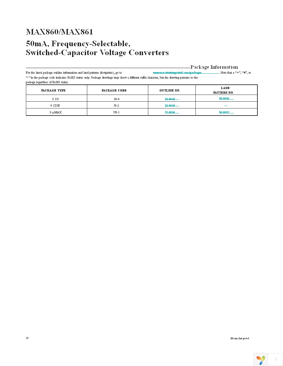MAX860ESA+ Page 10
