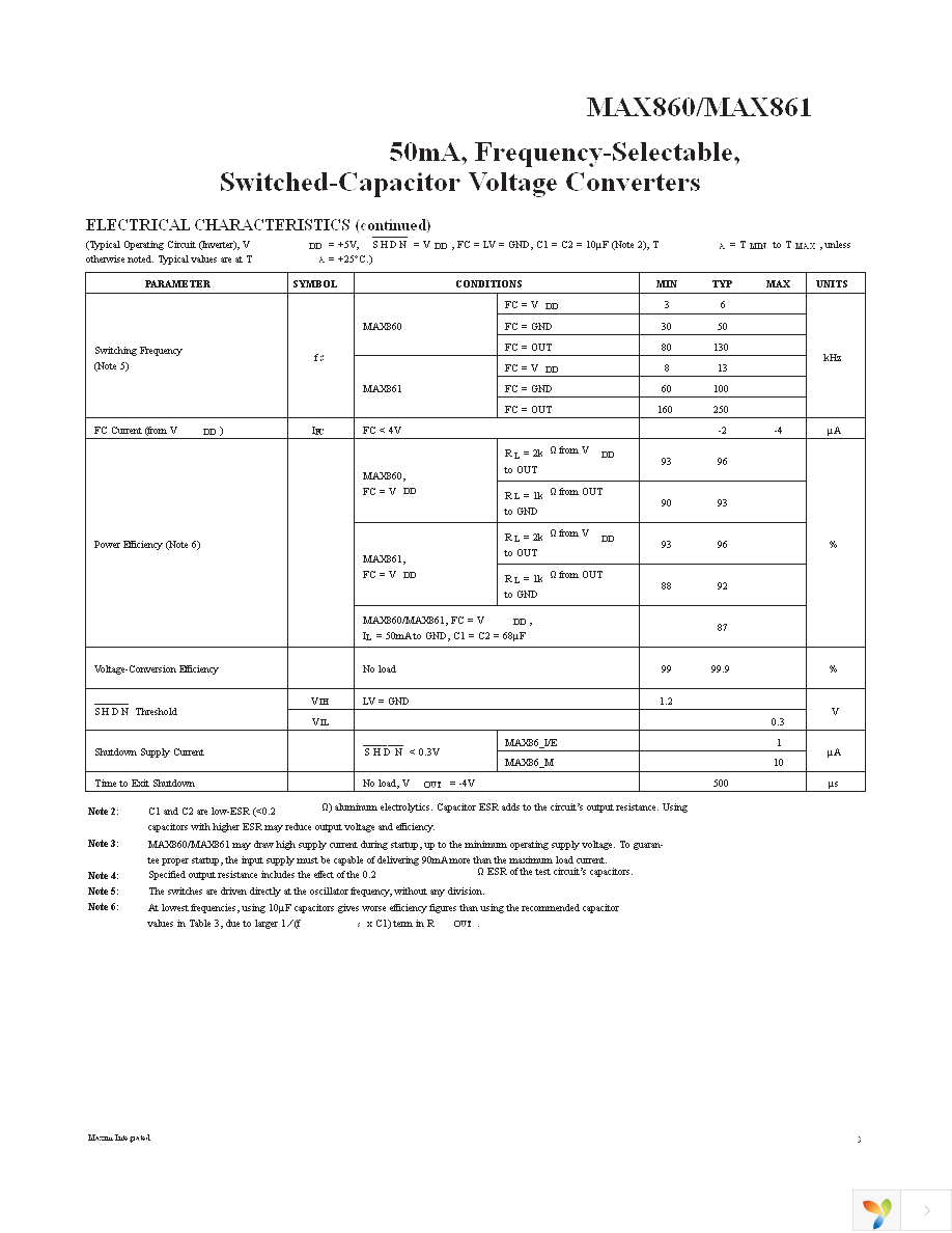 MAX860ESA+ Page 3
