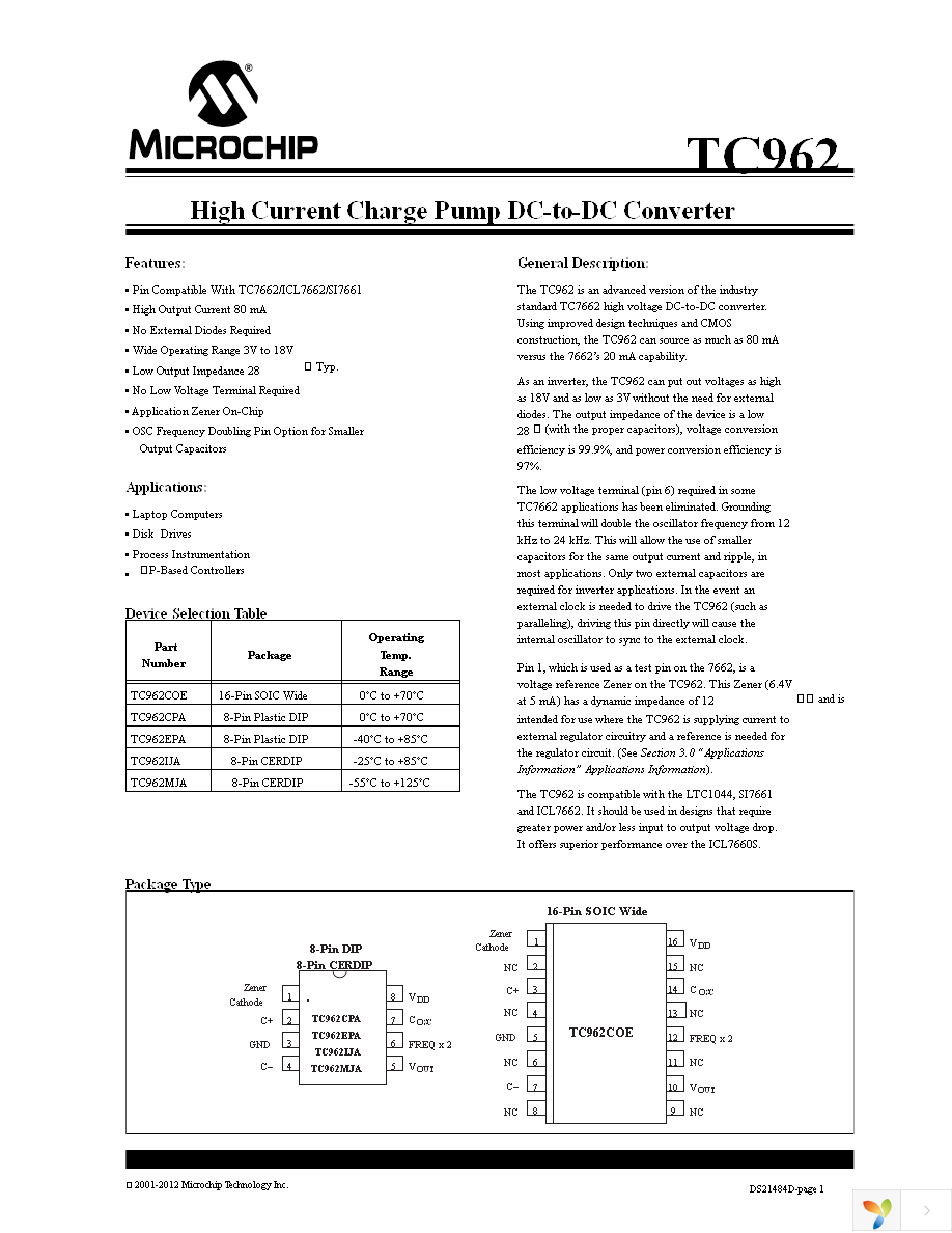 TC962COE Page 1