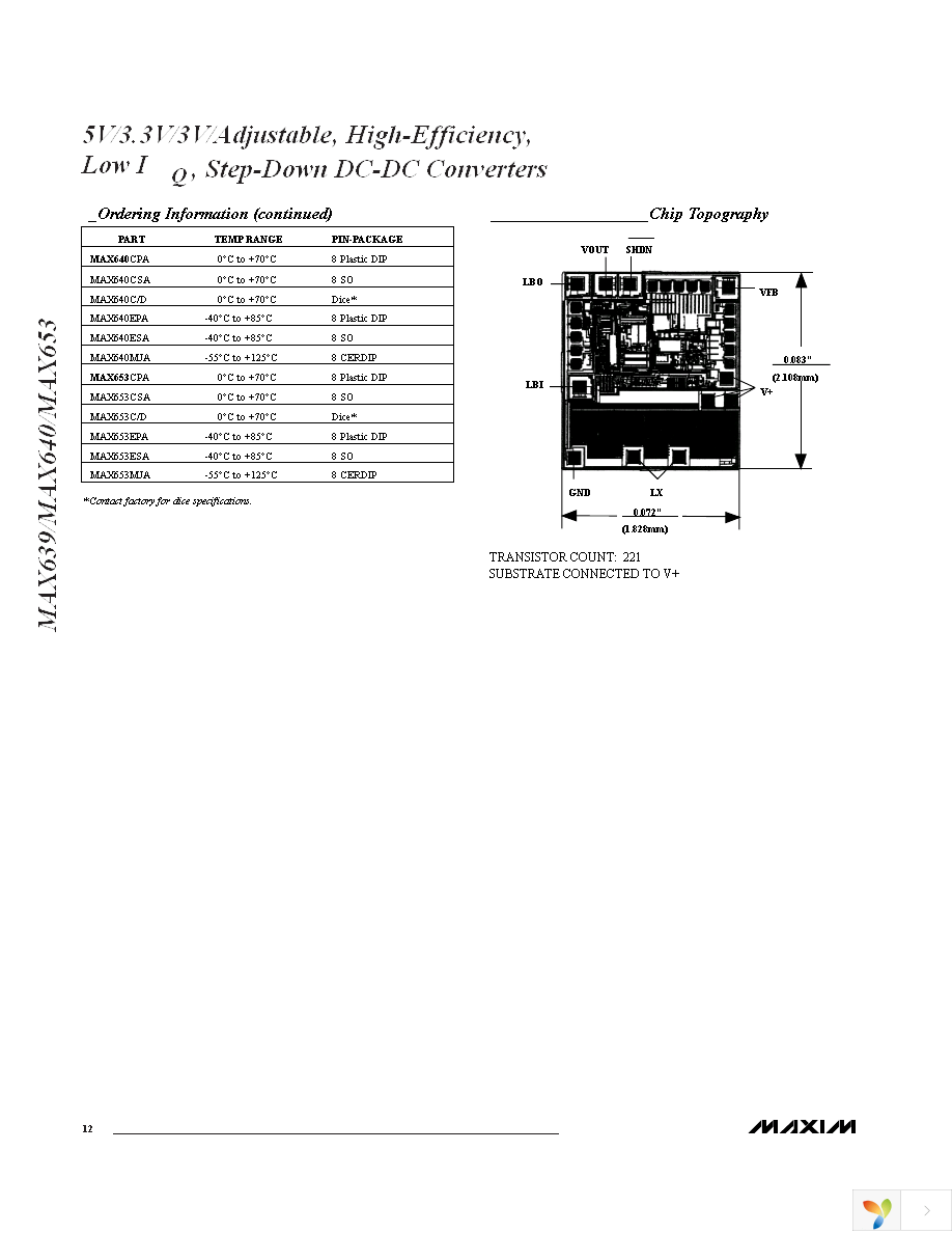 MAX639CSA+ Page 12