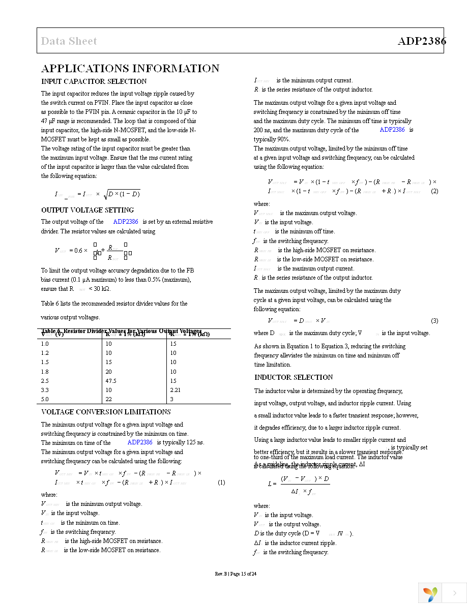 ADP2386ACPZN-R7 Page 15