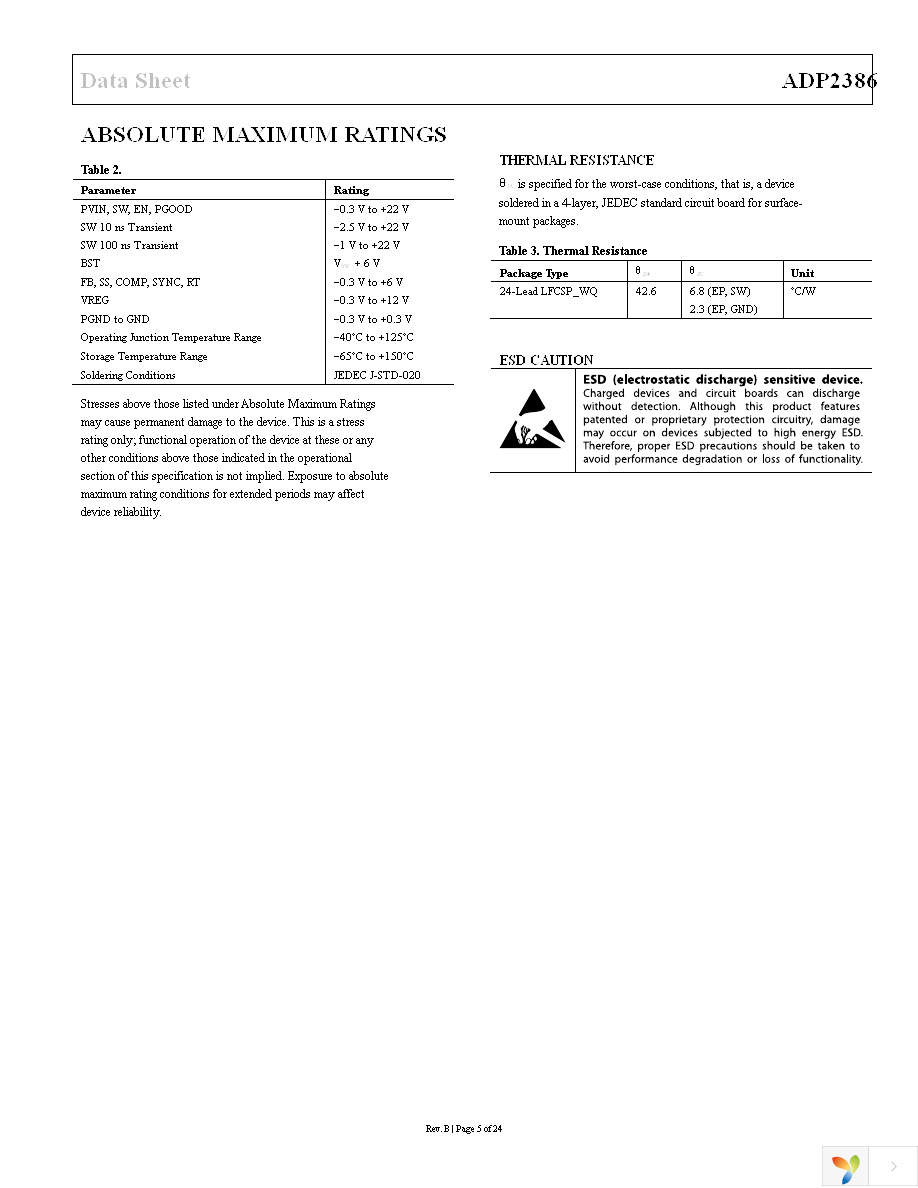 ADP2386ACPZN-R7 Page 5