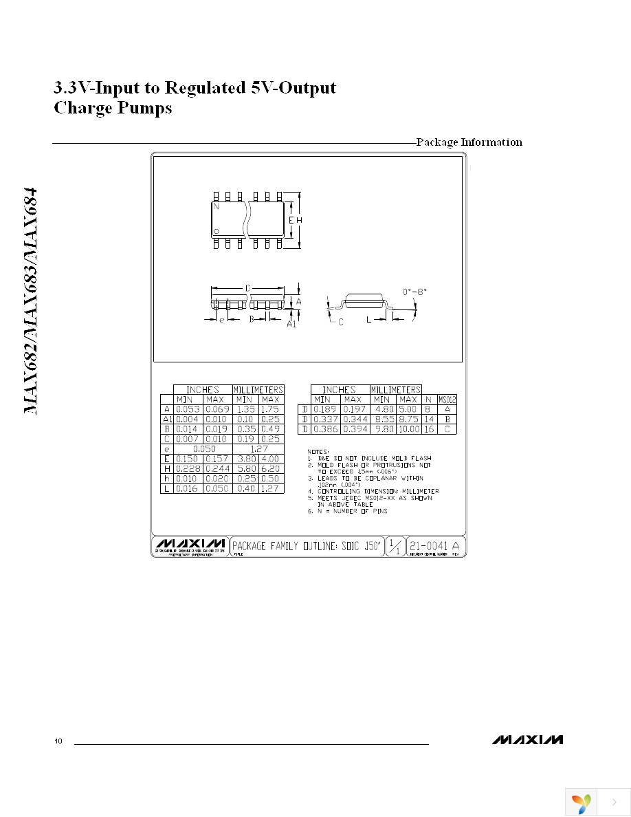 MAX682ESA+ Page 10