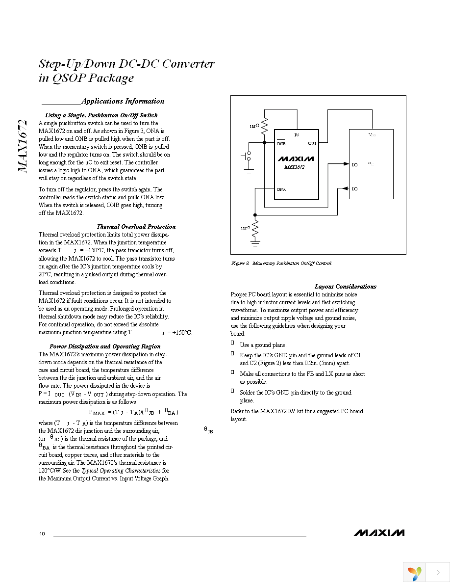 MAX1672EEE+ Page 10