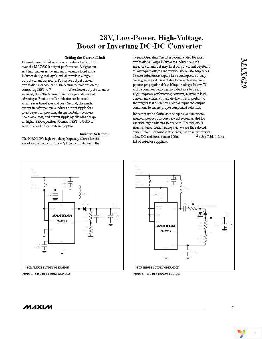 MAX629ESA+ Page 7