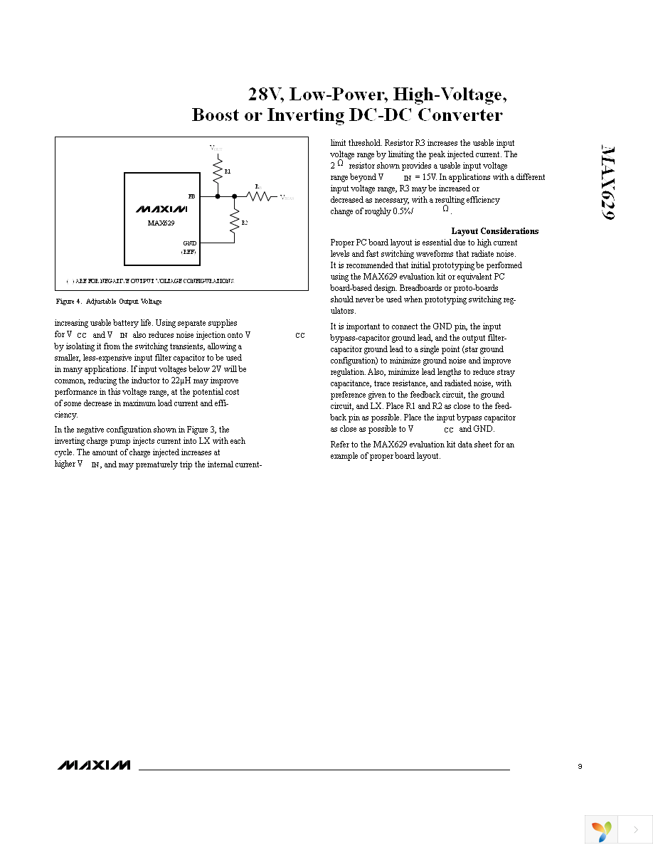 MAX629ESA+ Page 9