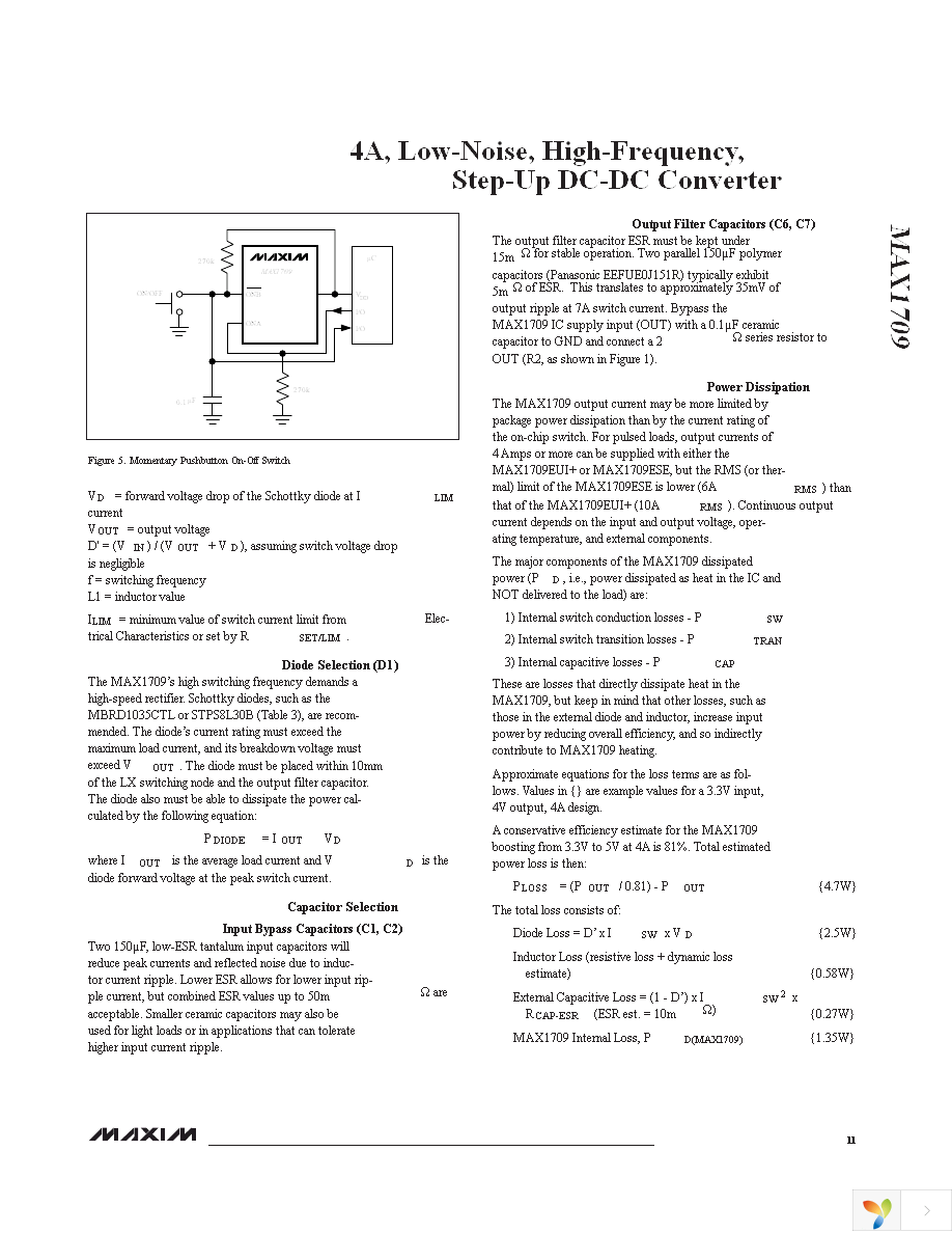 MAX1709EUI+ Page 11