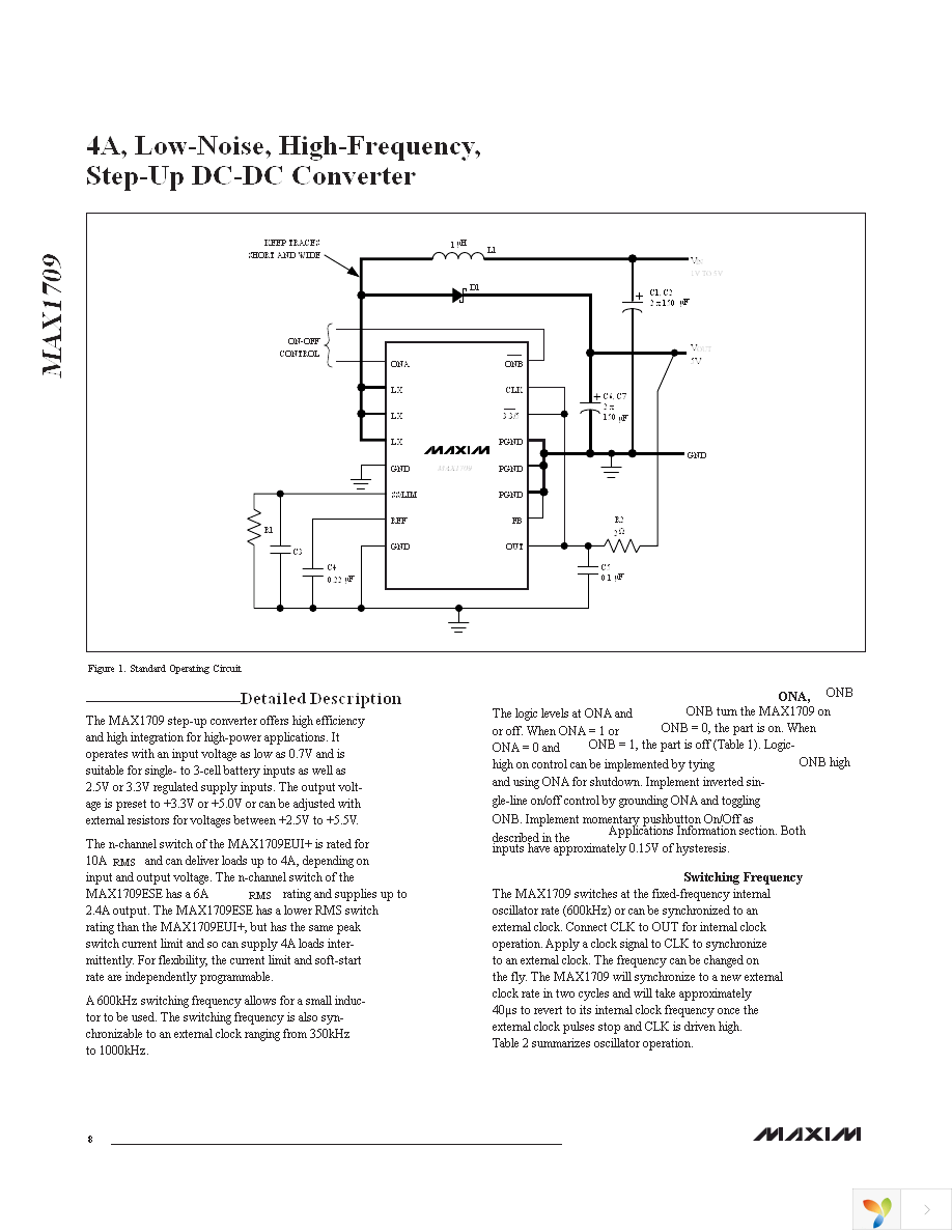 MAX1709EUI+ Page 8