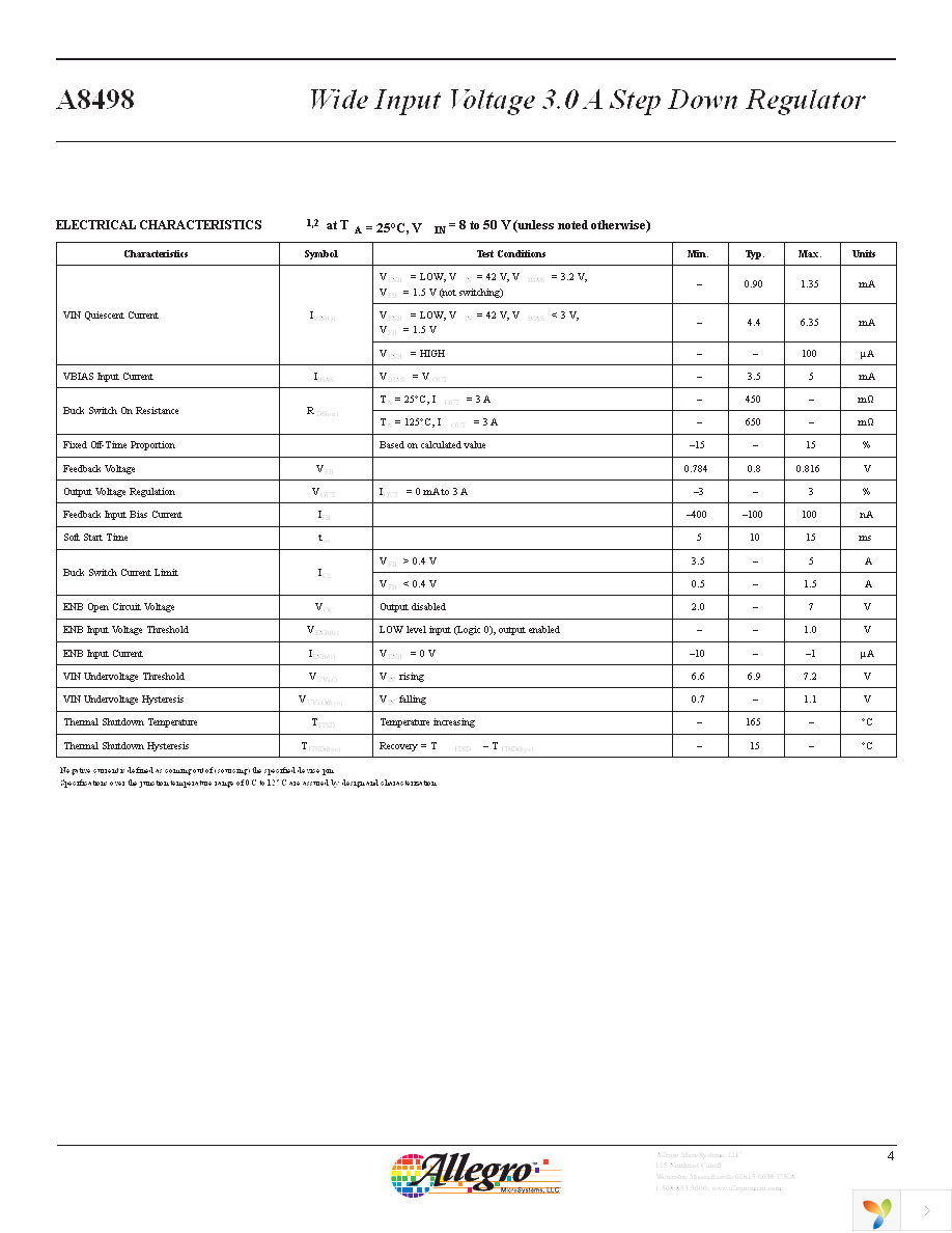 A8498SLJTR-T Page 4