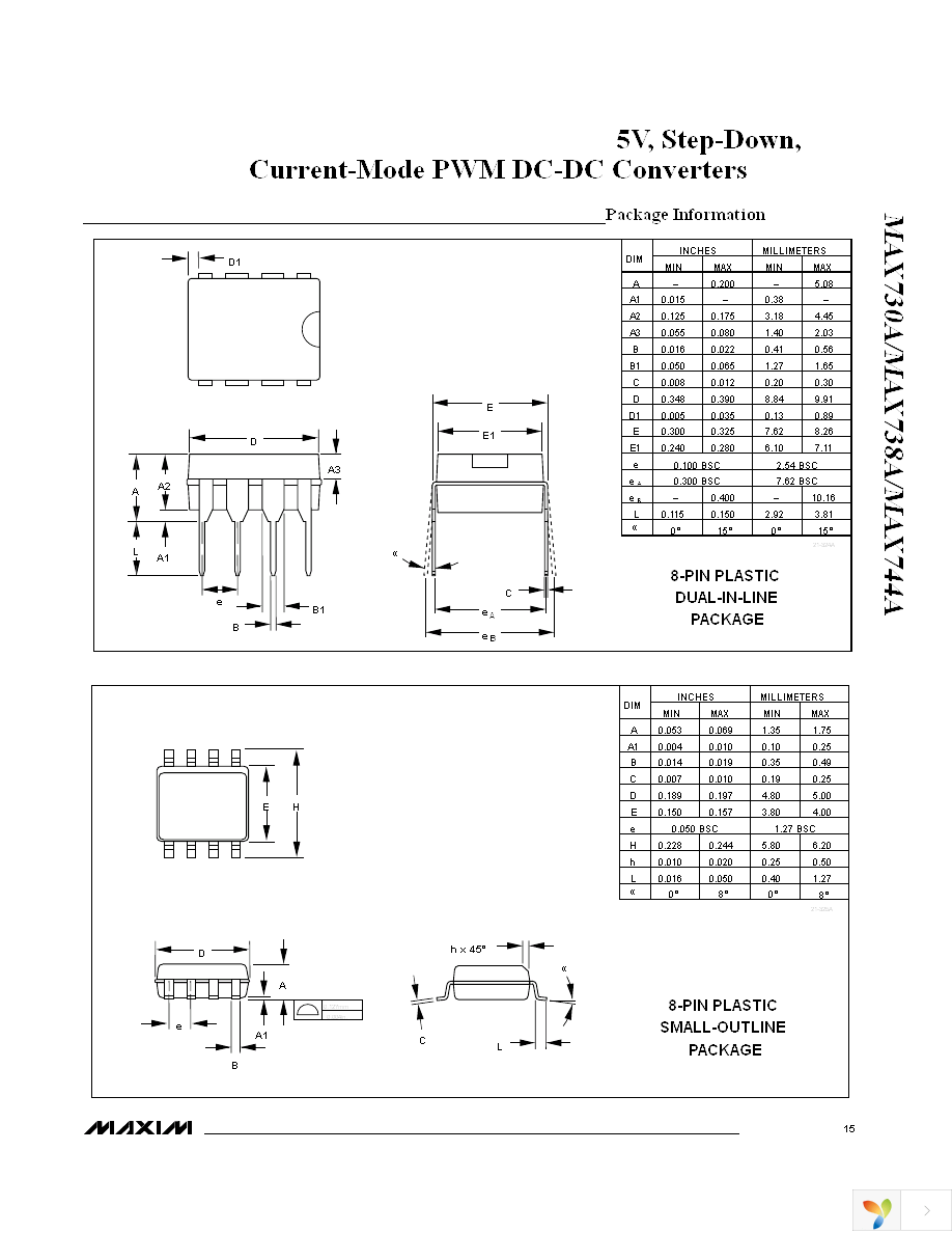 MAX738ACWE+ Page 15