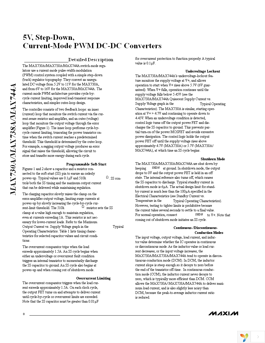 MAX738ACWE+ Page 8