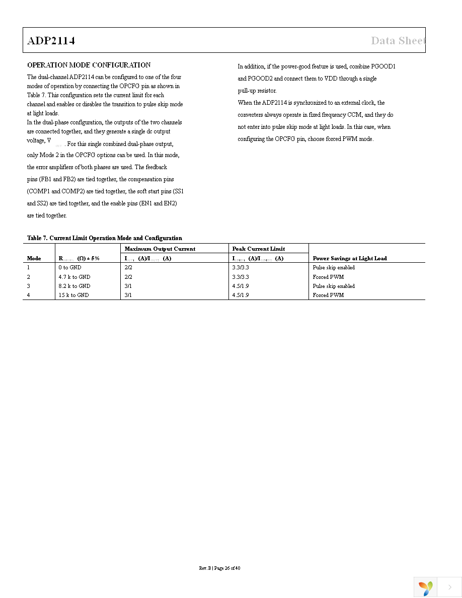 ADP2114ACPZ-R7 Page 26