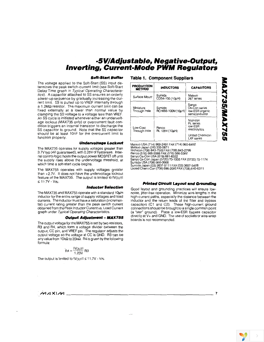 MAX735CSA+ Page 7