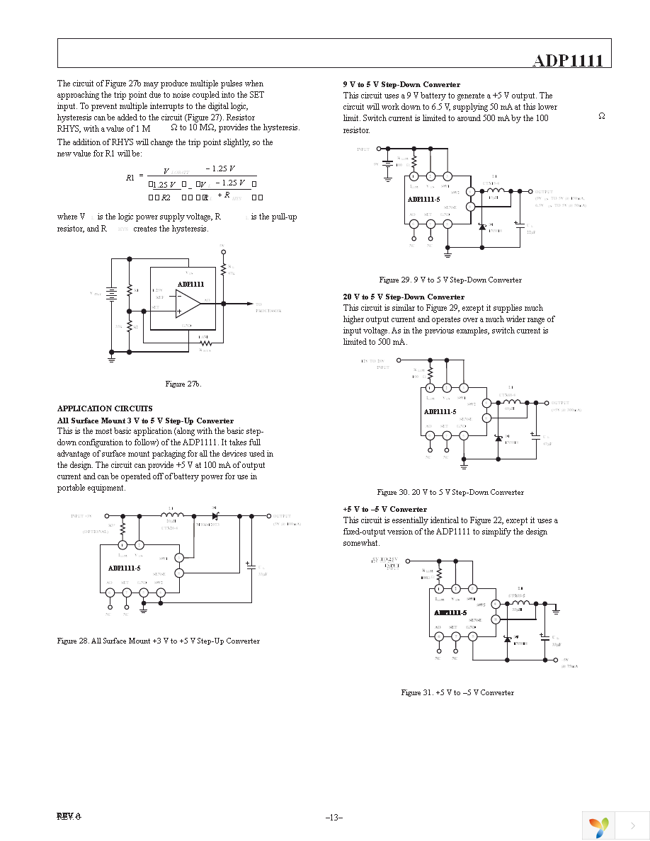 ADP1111ANZ-5 Page 13