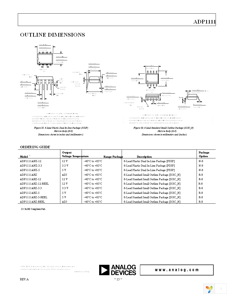 ADP1111ANZ-5 Page 15