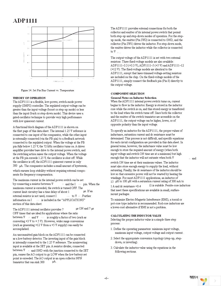 ADP1111ANZ-5 Page 6