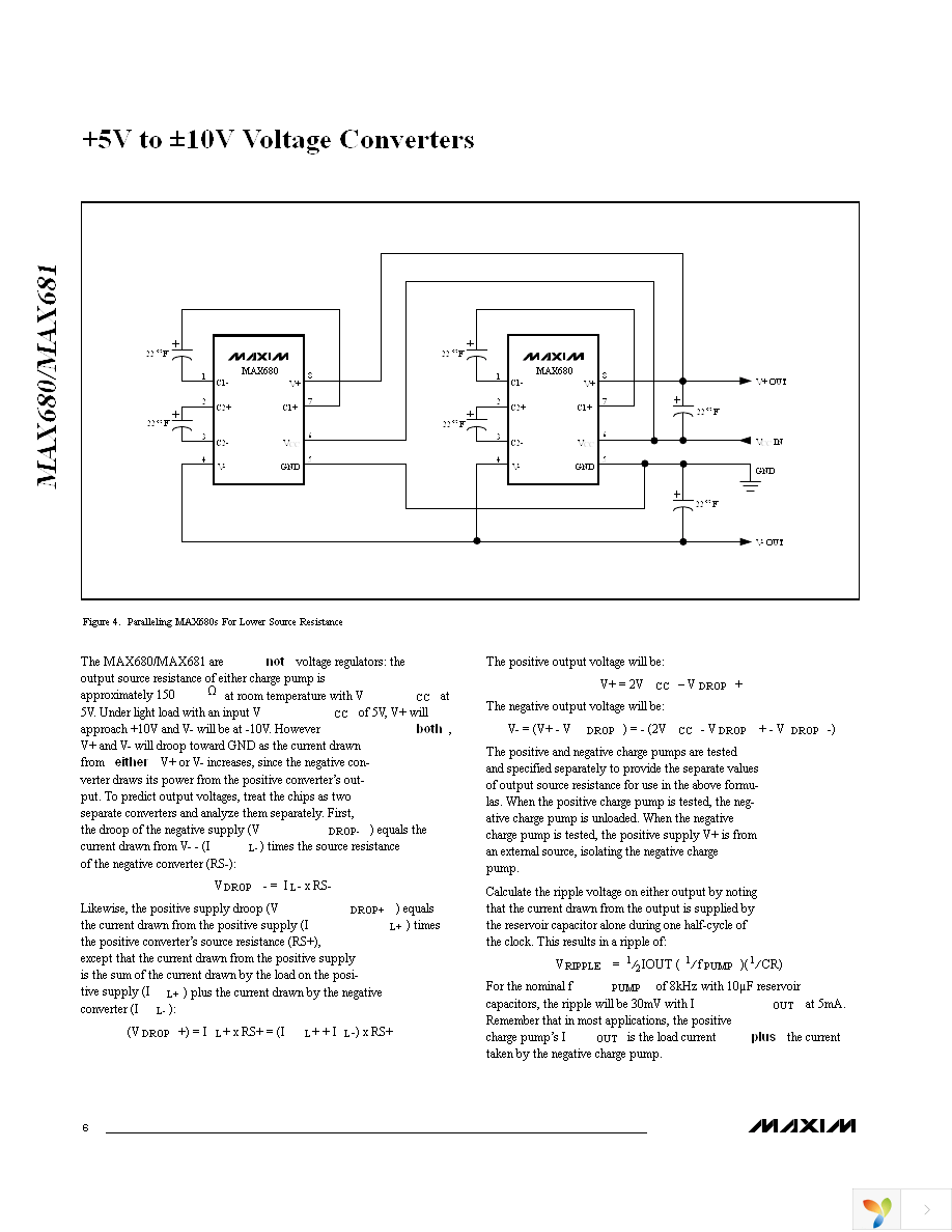 MAX680ESA+ Page 6