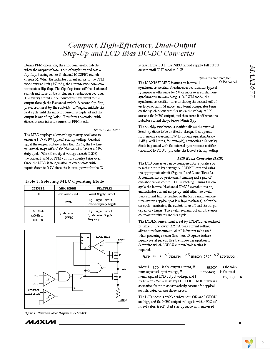 MAX1677EEE+ Page 11