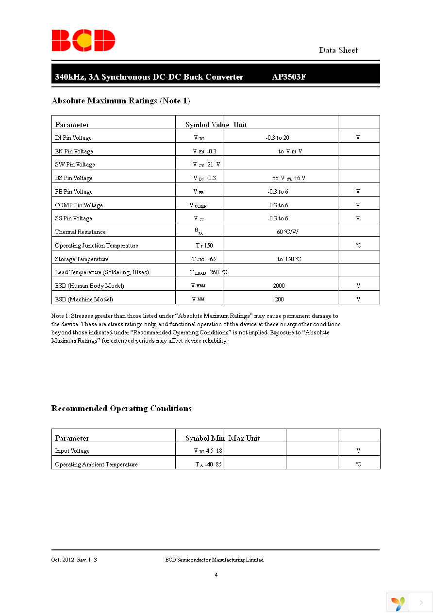 AP3503FMPTR-G1 Page 4