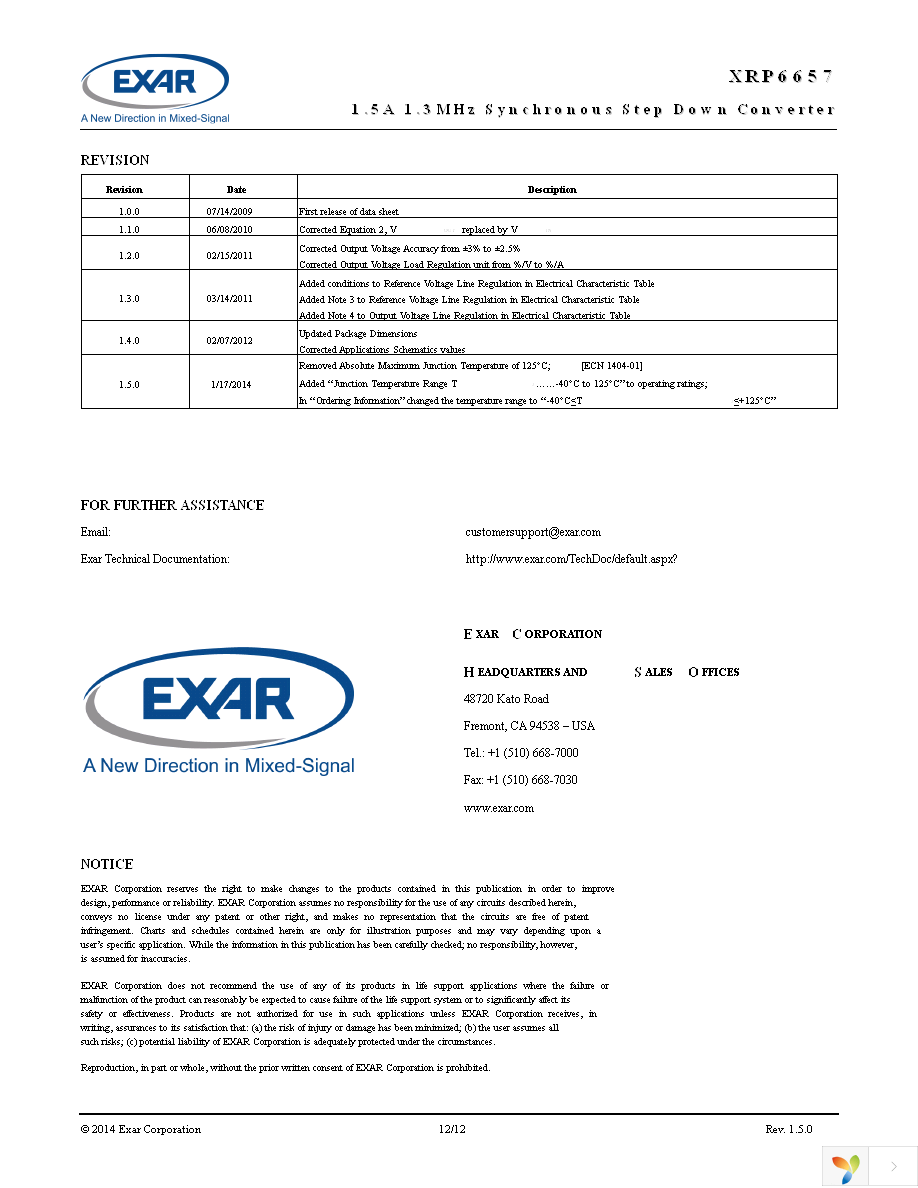 XRP6657IHBTR-F Page 12