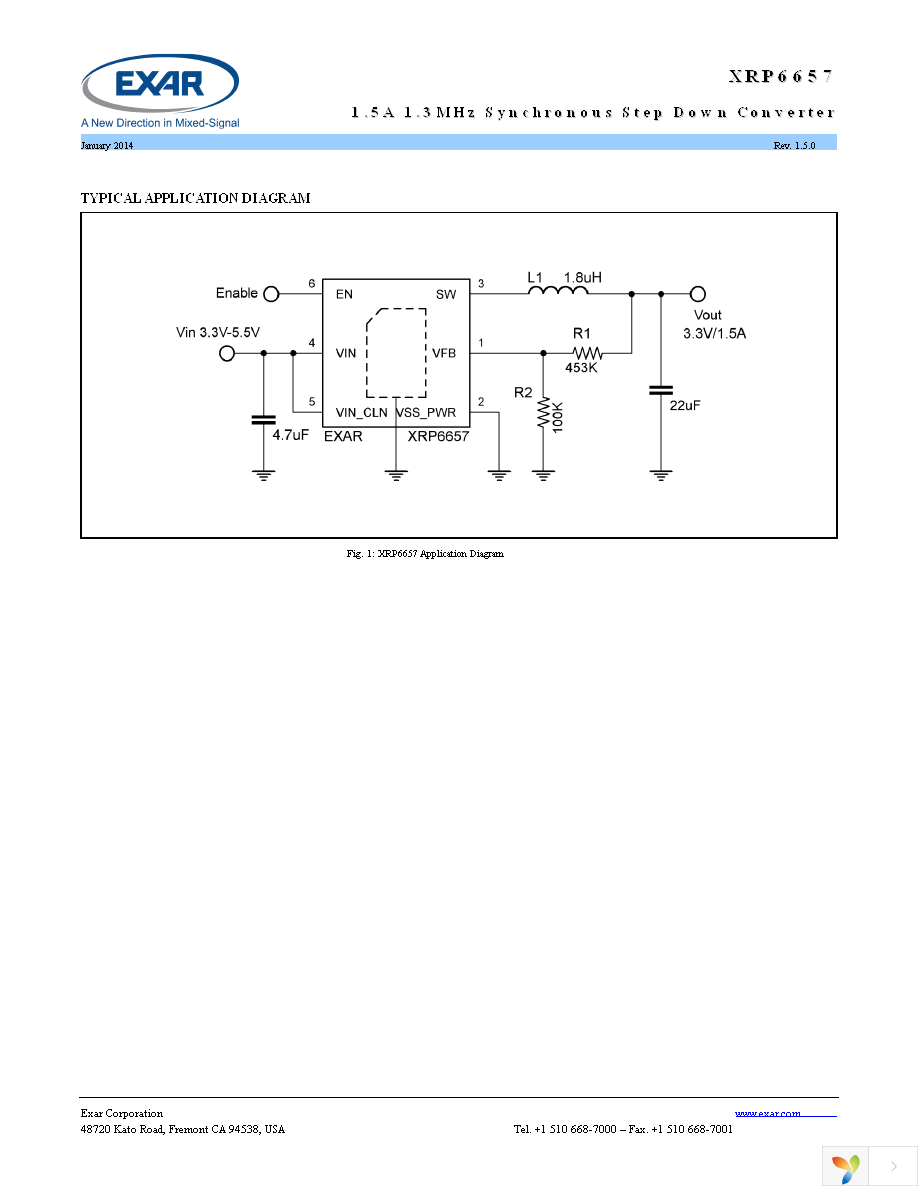 XRP6657IHBTR-F Page 2