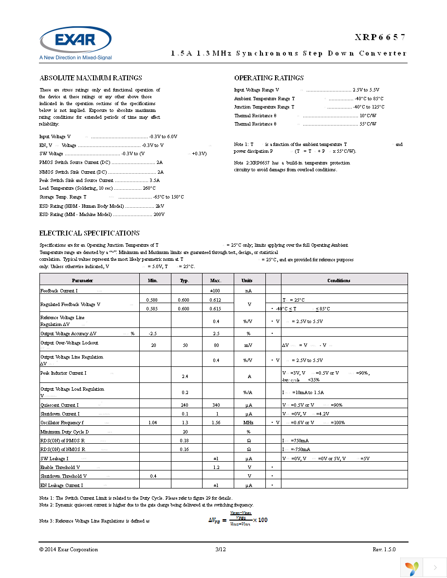 XRP6657IHBTR-F Page 3