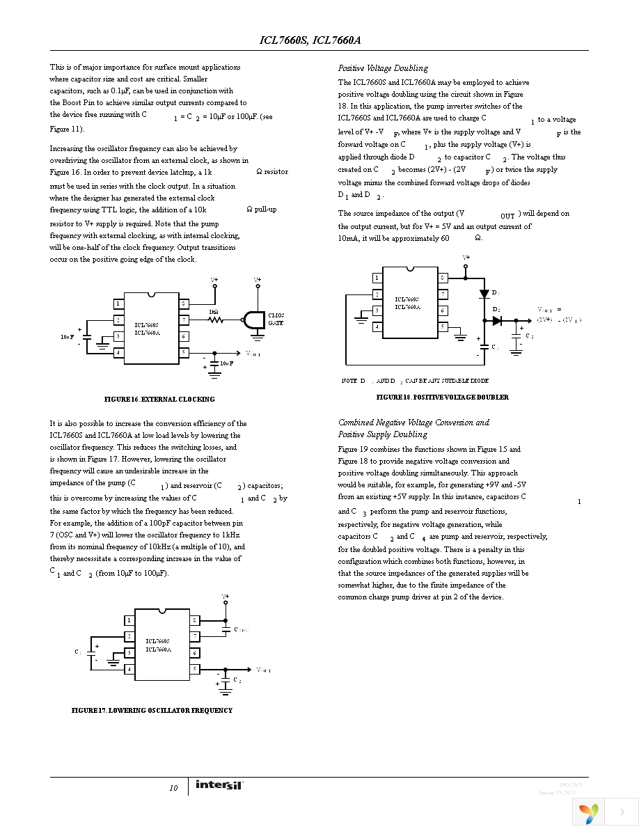 ICL7660SIBAZT Page 10