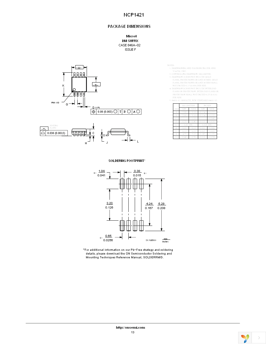 NCP1421DMR2G Page 13