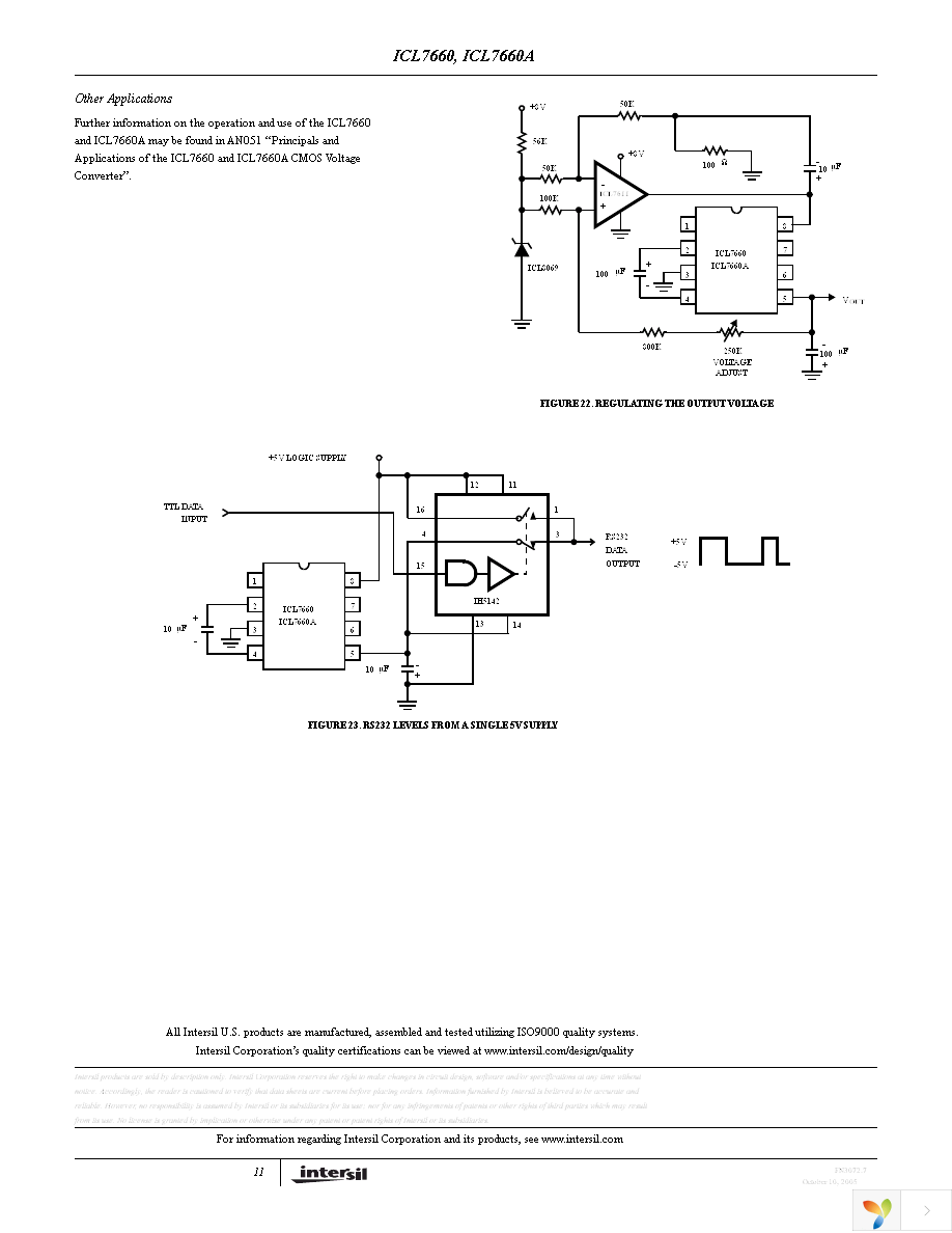 ICL7660CBAZ-T Page 11