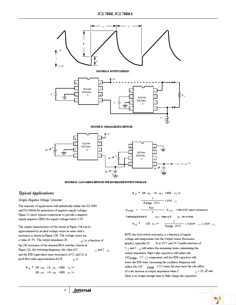 ICL7660CBAZ-T Page 8