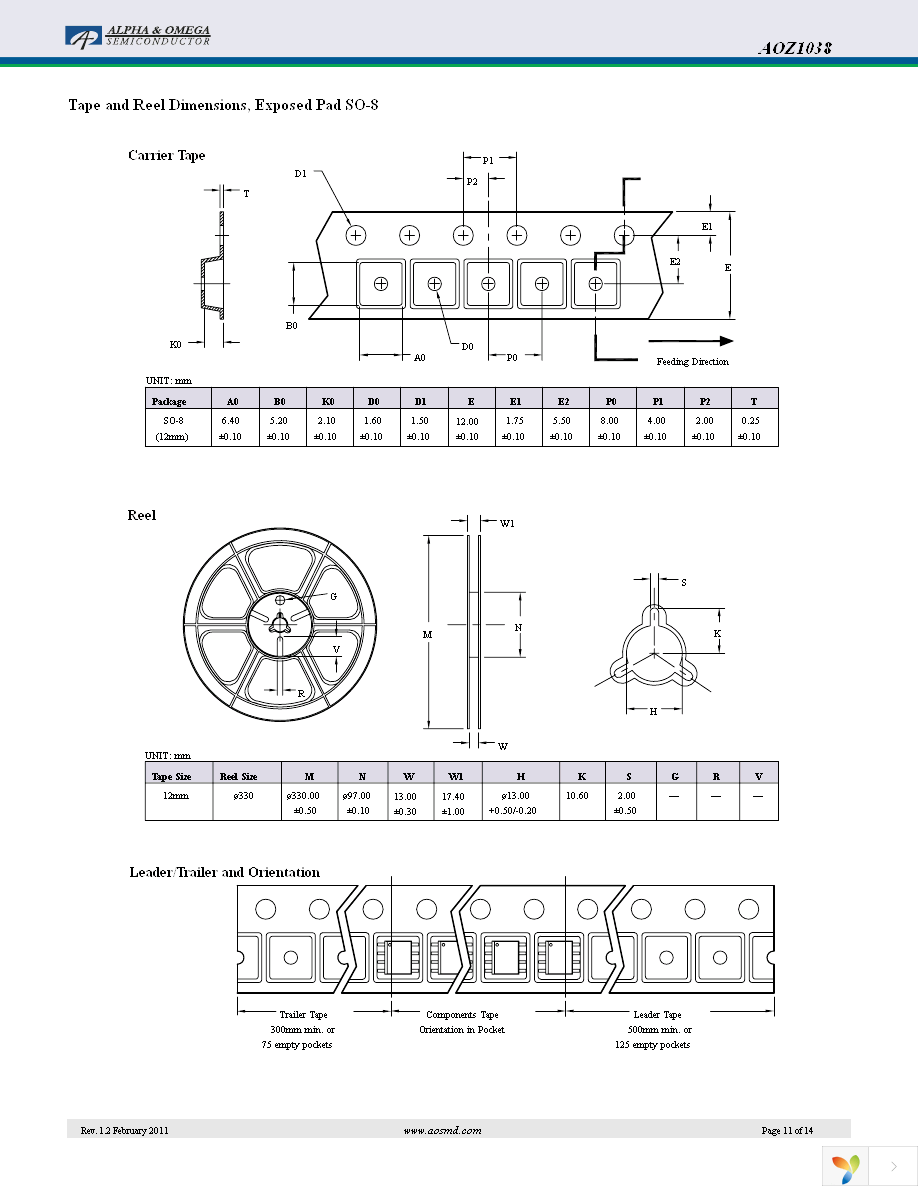 AOZ1038PI Page 11