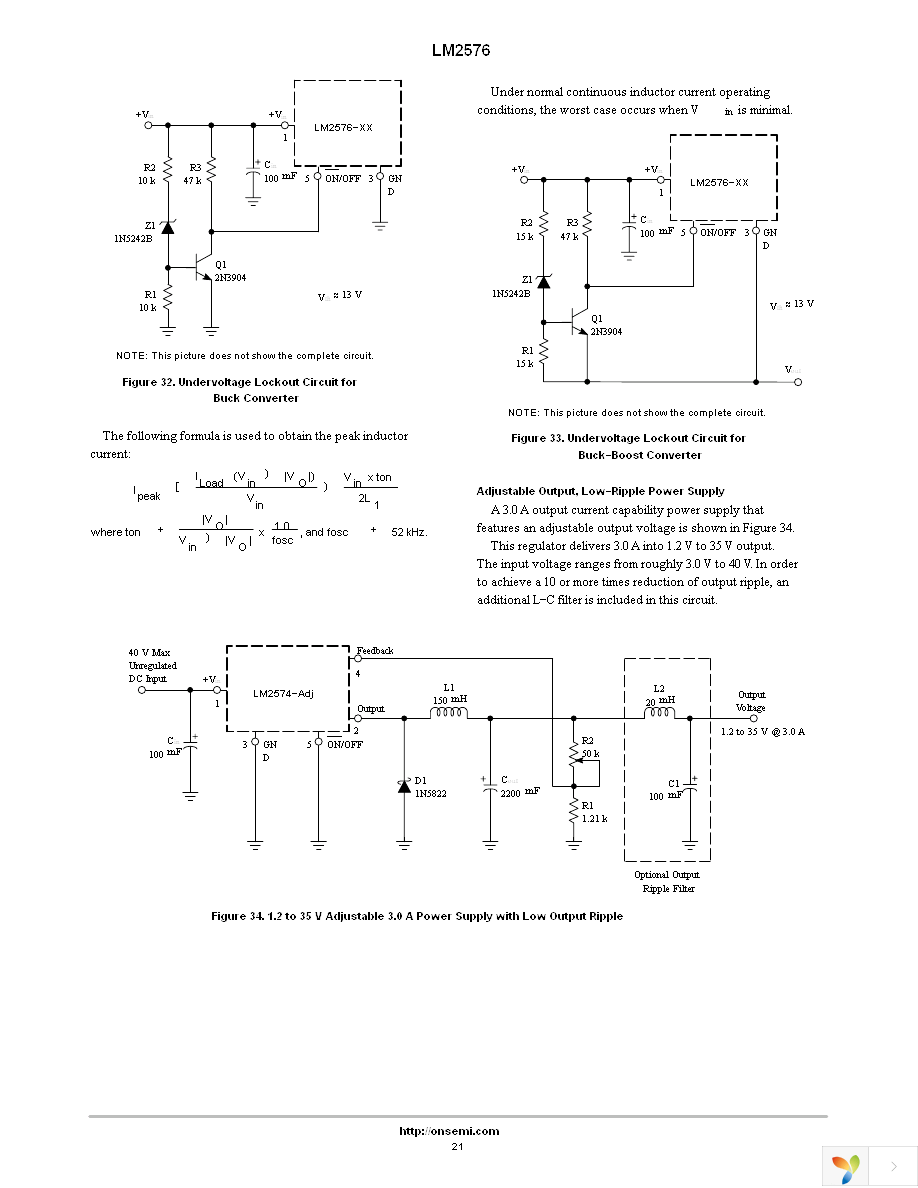 LM2576D2TR4-5G Page 21