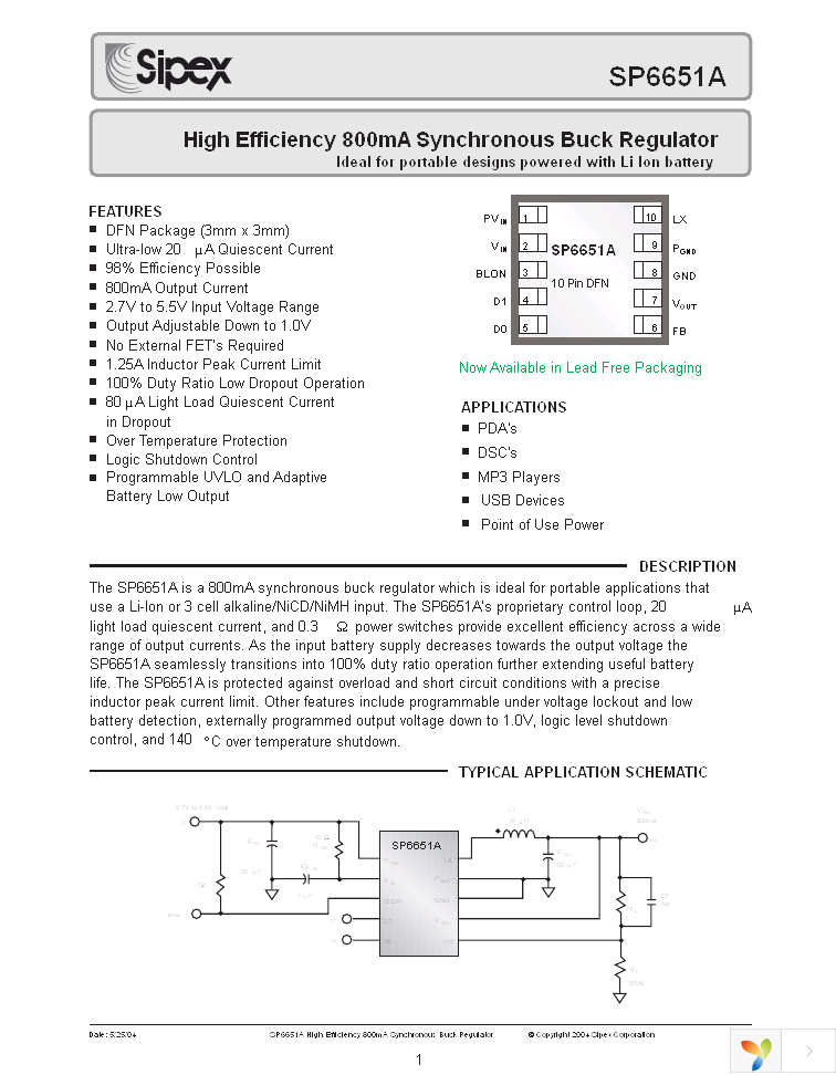 SP6651AER-L Page 1