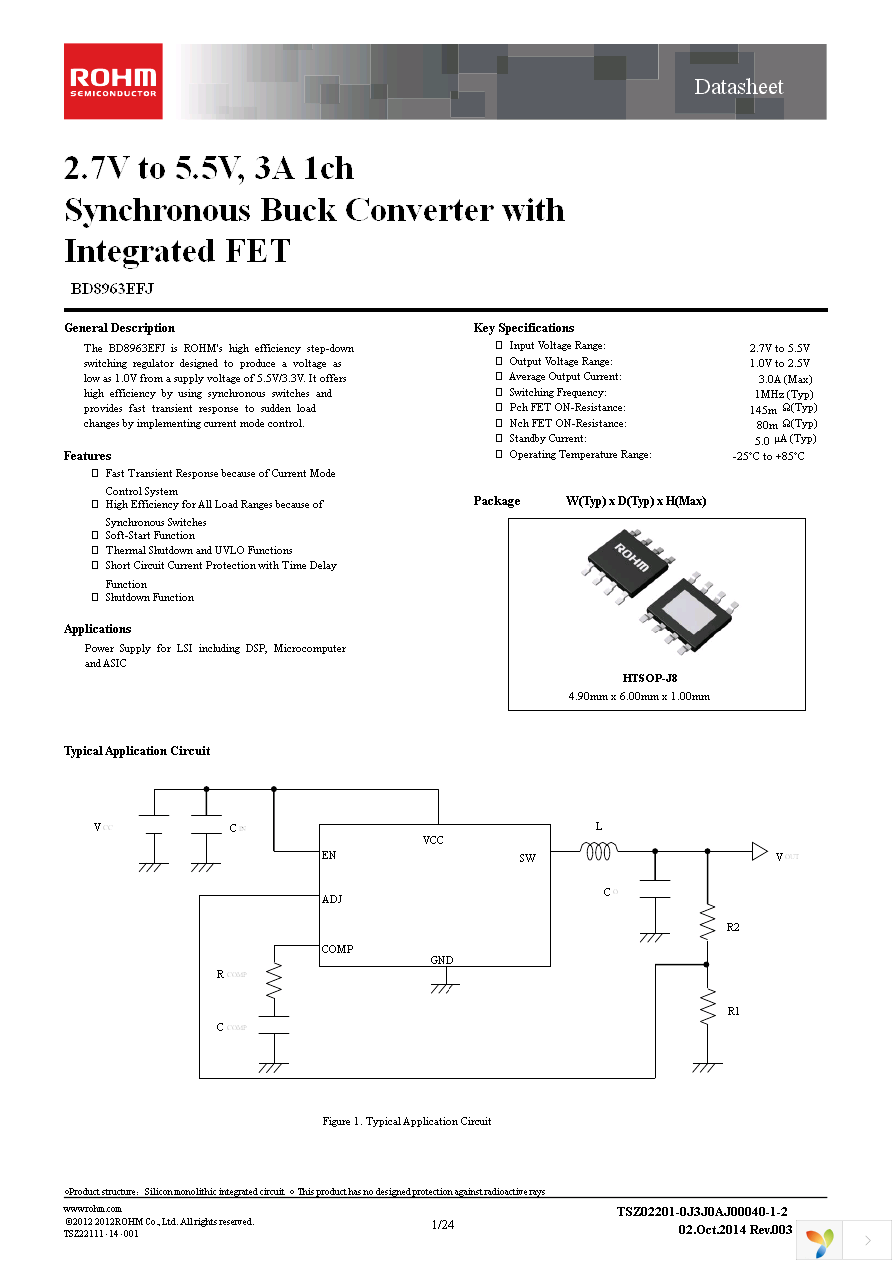 BD8963EFJ-E2 Page 1