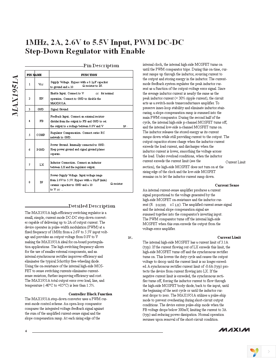 MAX1951AESA+ Page 6