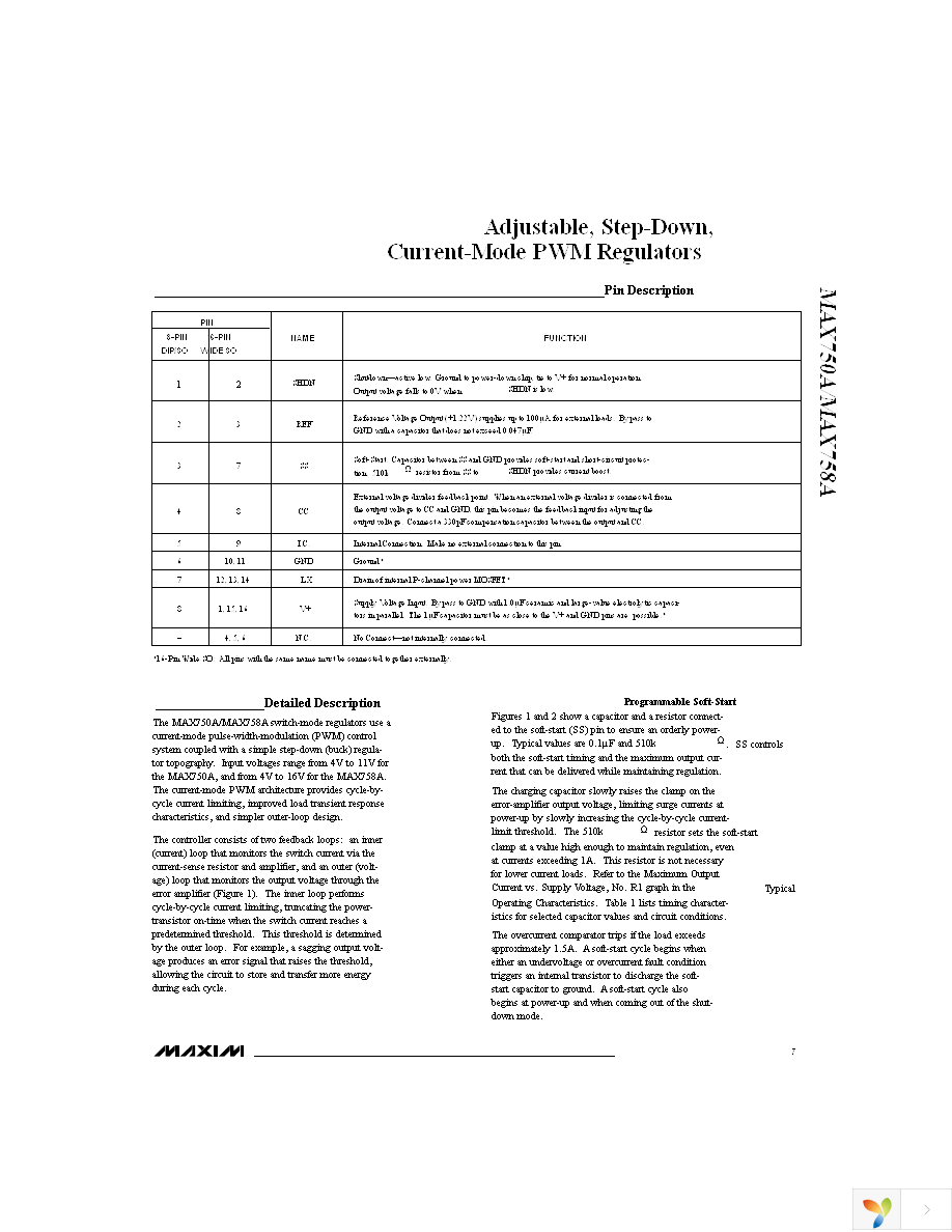 MAX750ACSA+ Page 7