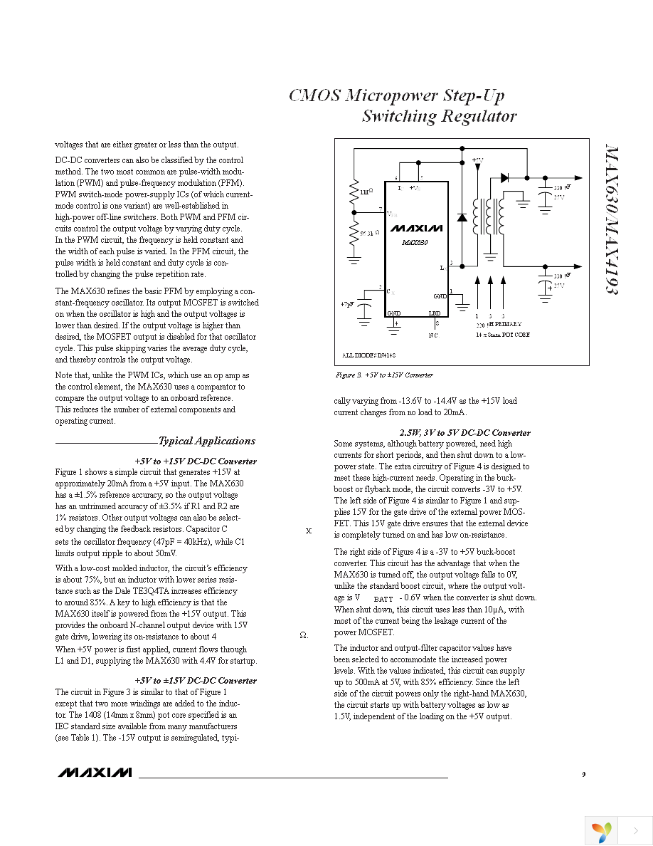 MAX630CPA+ Page 9