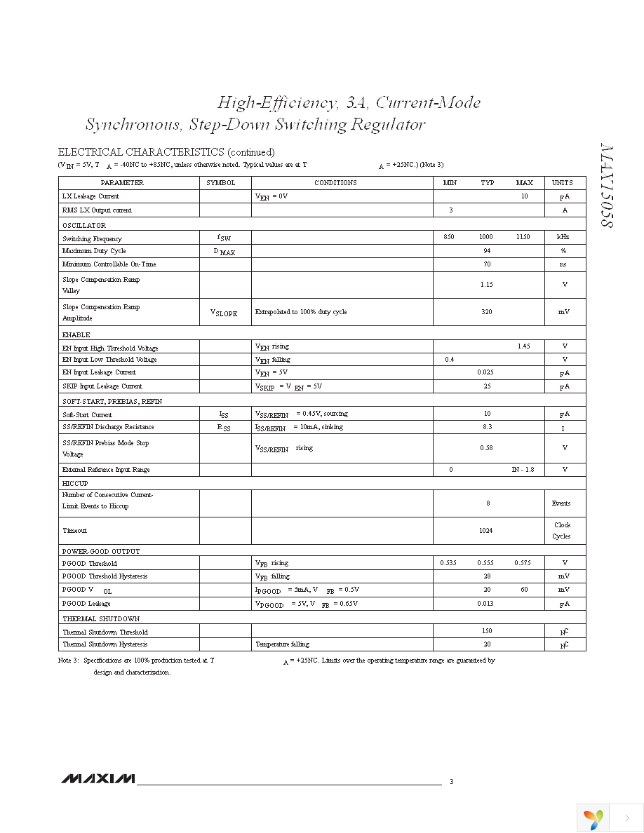 MAX15058EWL+T Page 3