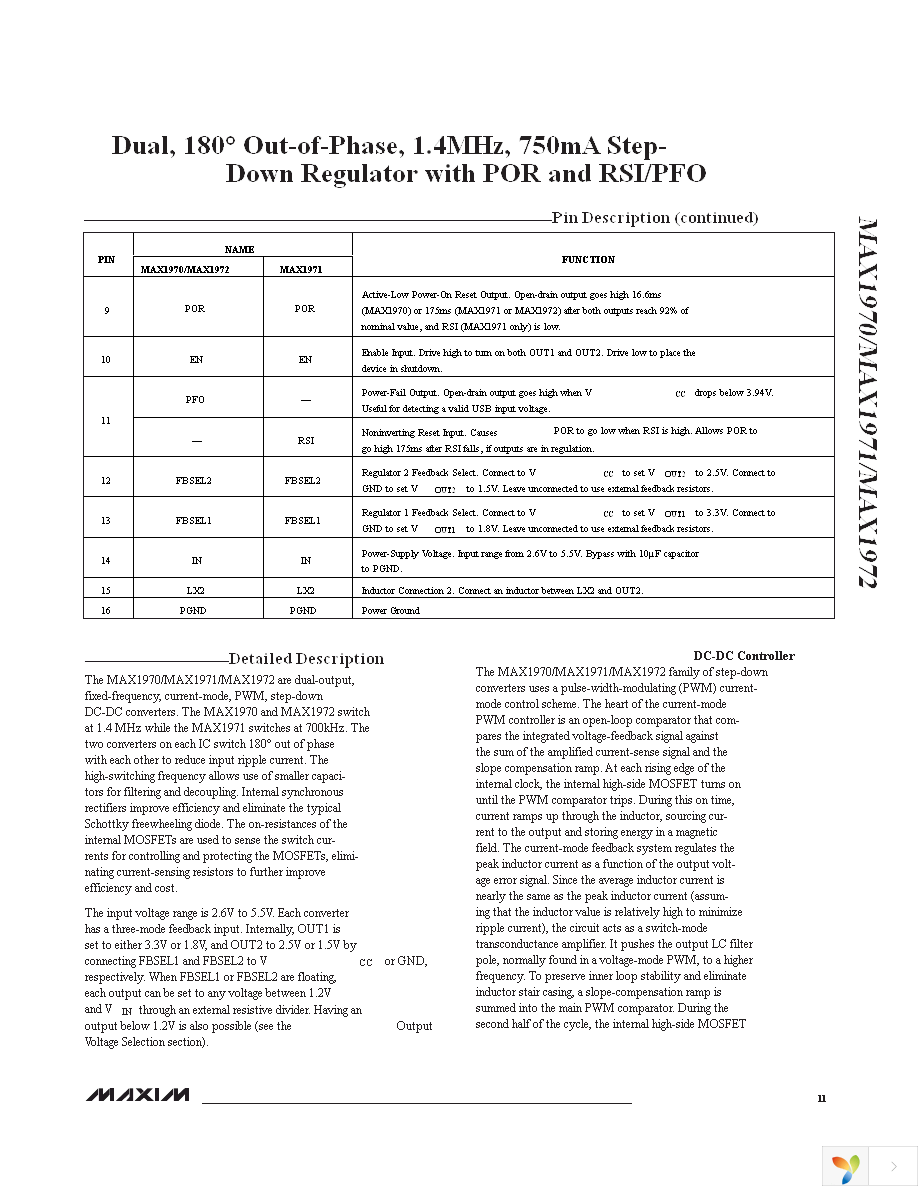 MAX1971EEE+ Page 11