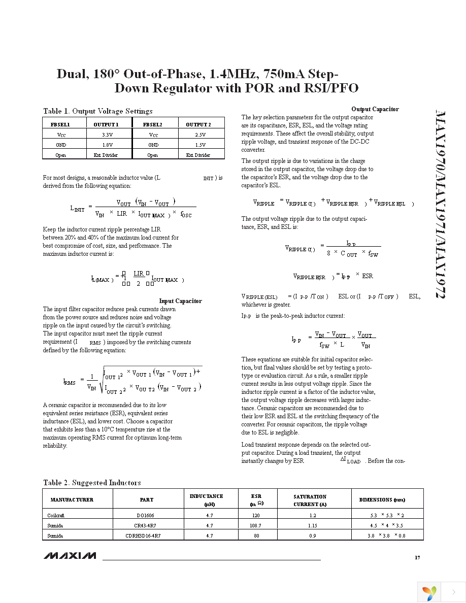 MAX1971EEE+ Page 17