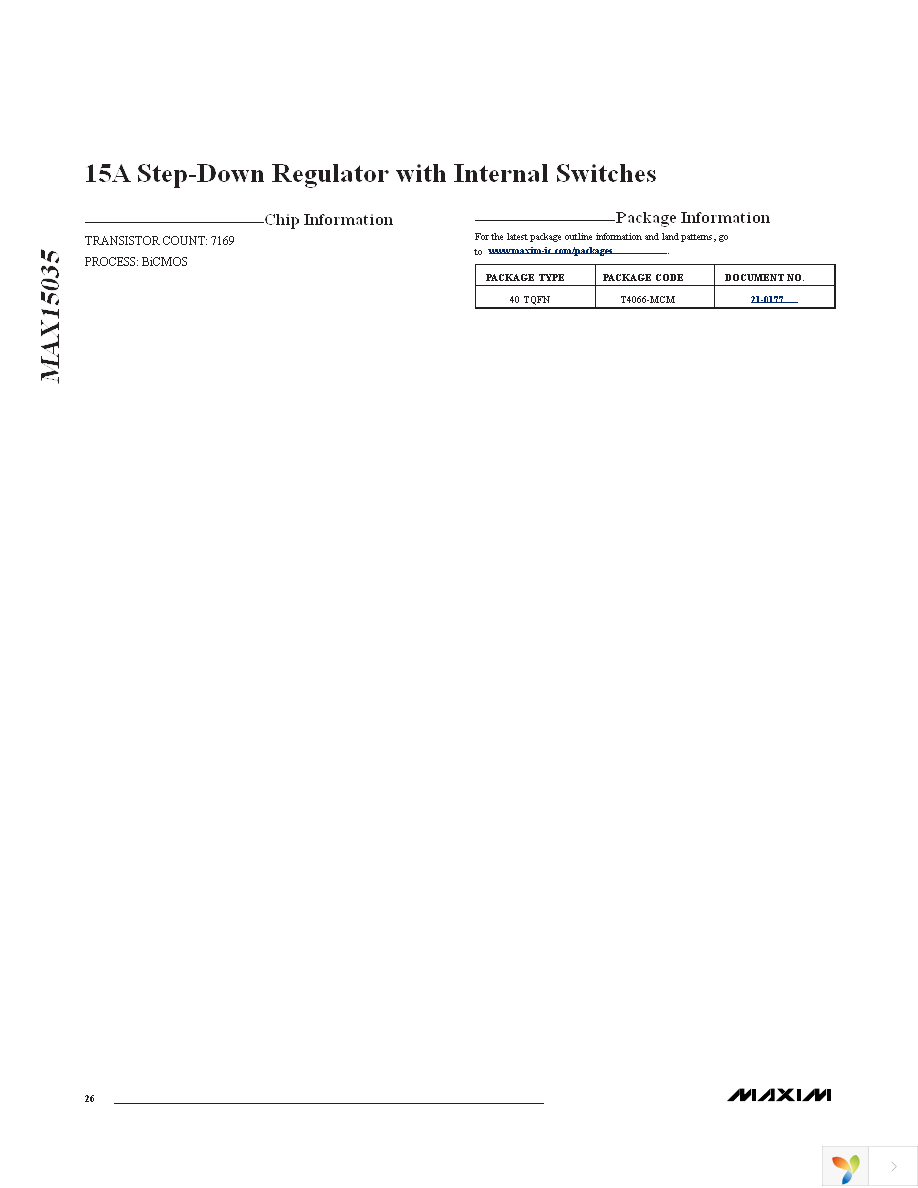 MAX15035ETL+ Page 26