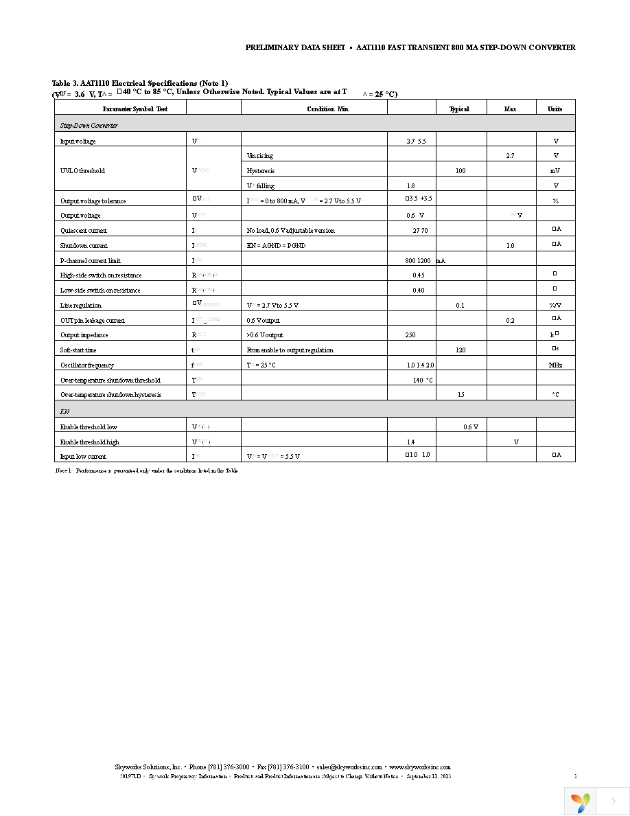 AAT1110IJS-3.3-T1 Page 3