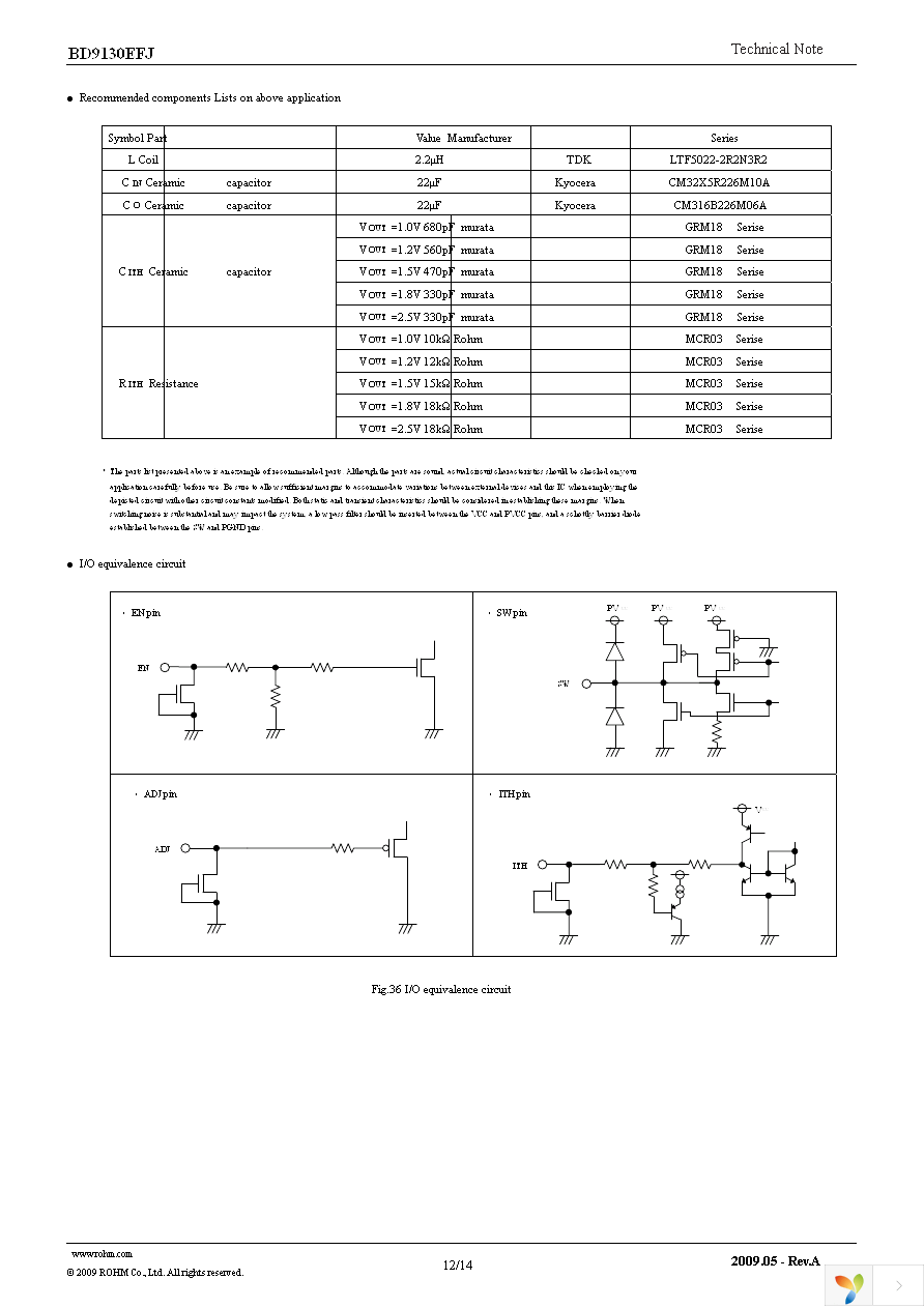 BD9130EFJ-E2 Page 12