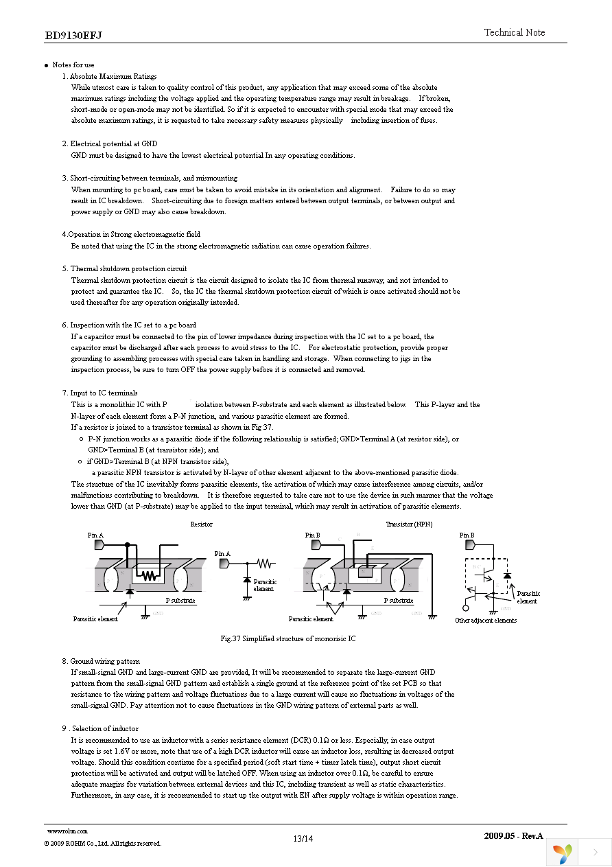 BD9130EFJ-E2 Page 13