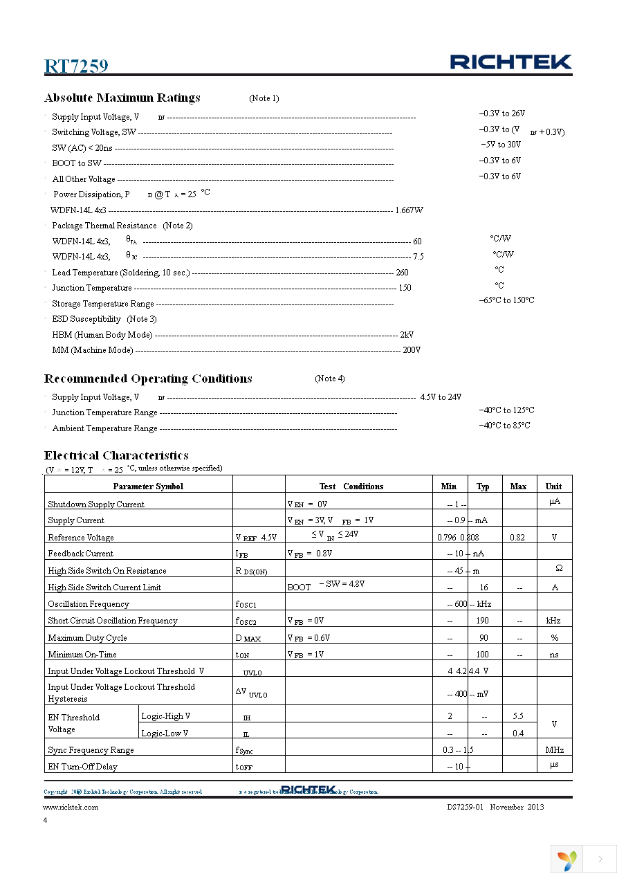 RT7259GQW Page 4