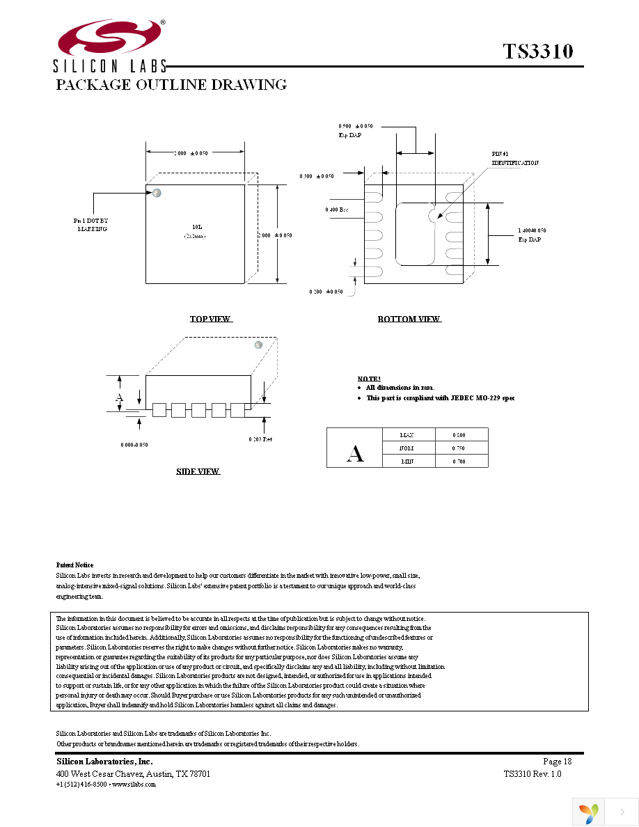 TS3310ITD1022T Page 18